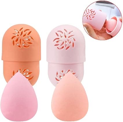 3 stk Silikonsvamp Holder 3 stk Sminkesvamp Holder