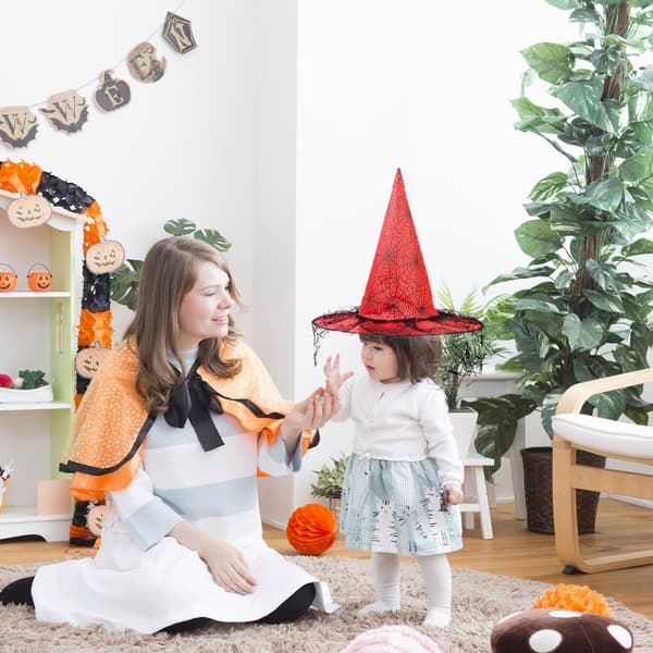 Halloween Witch Hat Party Decoration Pointed Wizard Costume Accessory for Dance Event