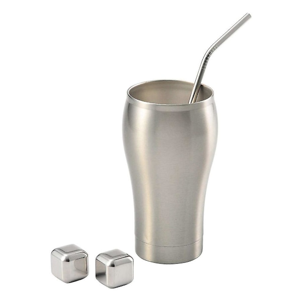 1 stk. 304 Kvadratisk Rustfrit Stål Isvin Sten Kaffe Bar Tilbehør Køleskab Organizer Bins Frid