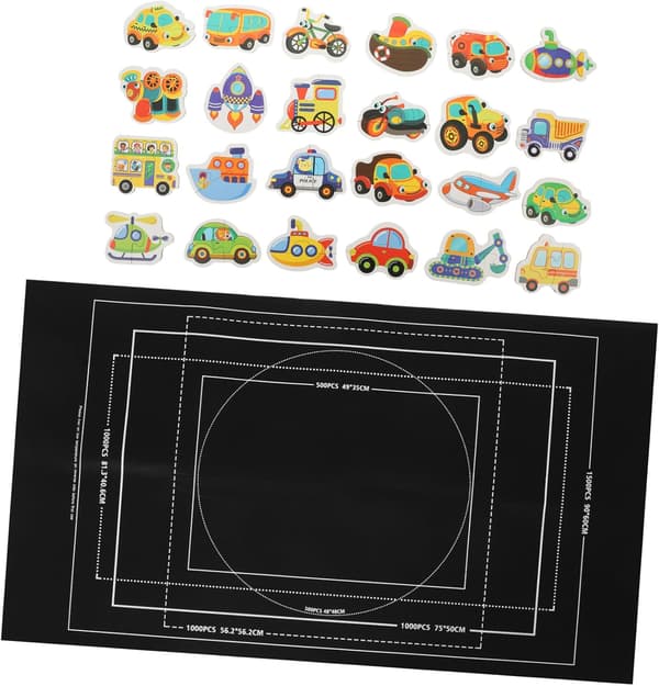 1500 Pieces Portable Felt Puzzle Mat for Rolling Up Puzzles for Floor Puzzle Board and Display