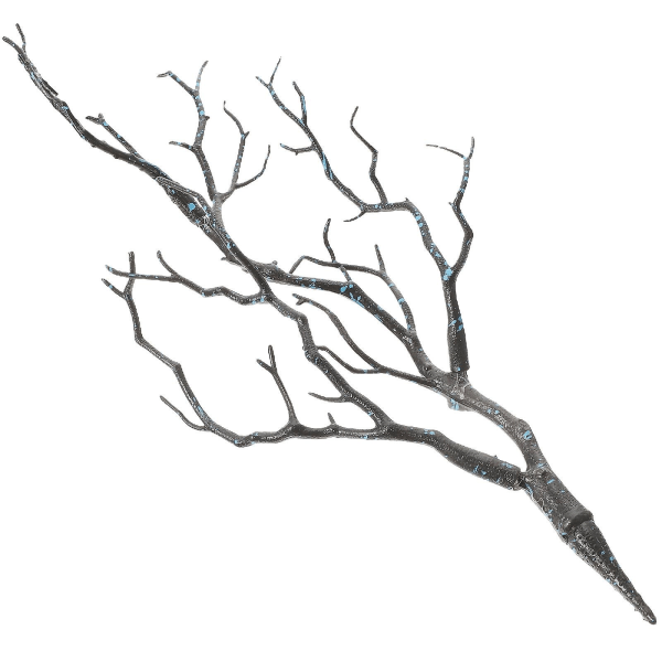 Svart blomstervas Simuleringsträd Artificiellt horn Trädgrenar Svarta pinnar Vaser Dekor Manzanita Black 32X16cm