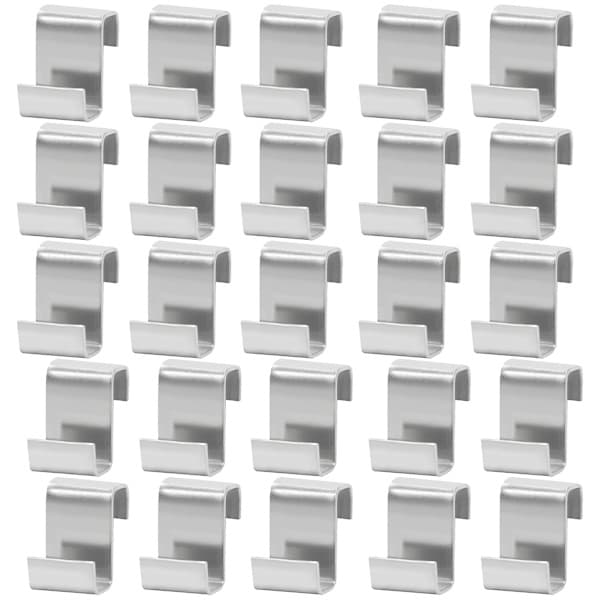 50 stk Z-clips til drivhusglasruder Drivhusclips til glas Rustfrit stål Drivhus Z-clips Drivhusvinduesclips