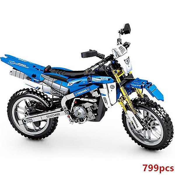 Moottoripyörä Motocross-pyörä Moottoripyörä V4 R Superauto Nopeuskilpailu Mok Auto Urheilu Rakennuspalikat Rakennuspalikka Sarja Kit ilman alkuperäistä laatikkoa 2