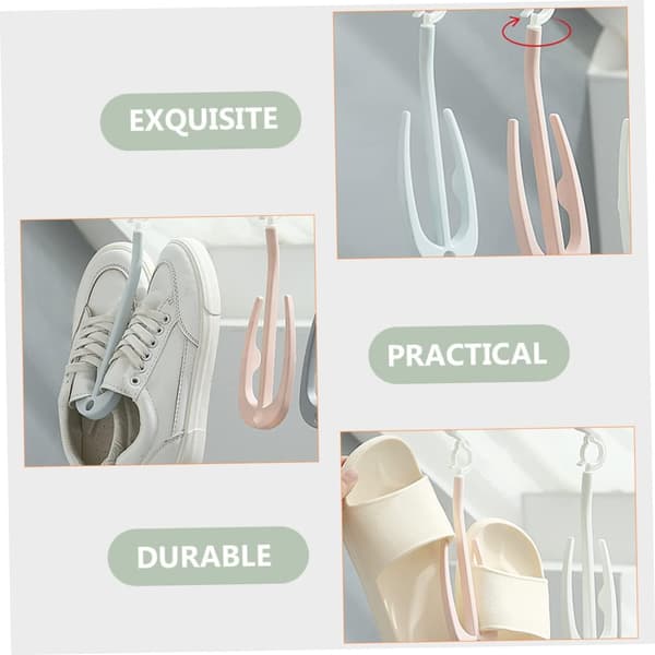 Shoe Rack Storage Hanger 10-pack Multifunctional Drying Rack for Shoes Headphones Ties Lightweight