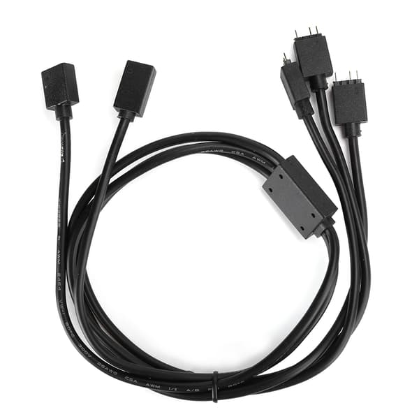 3PIN 5V ARGB Splitter Kabel Vifteadapter Kabel LED Strip Koblingskabel WireARGB 1-til-3