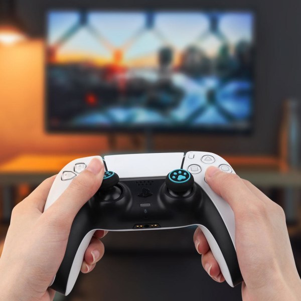 Cat Paw Grip Cover för 6st Joycon Controller Joystick Tillbehör