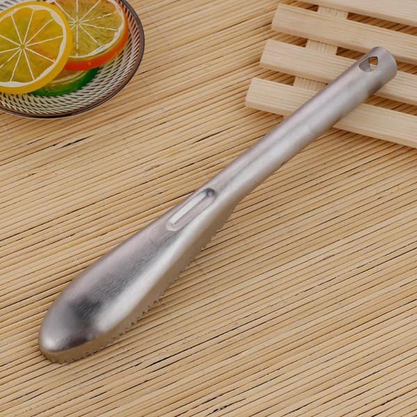 JPro Stainless Steel Fish Scale Scraper - Stainless Steel Fish Scale Remover - Scrub Scraper - Scale Removal