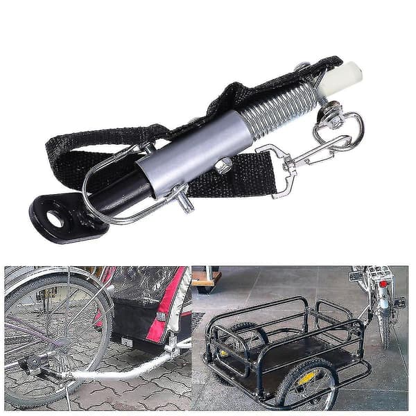 Universal Bicycle Trailer Hitch Quick Release Steel Link Trailer Coupler Adapter Mount