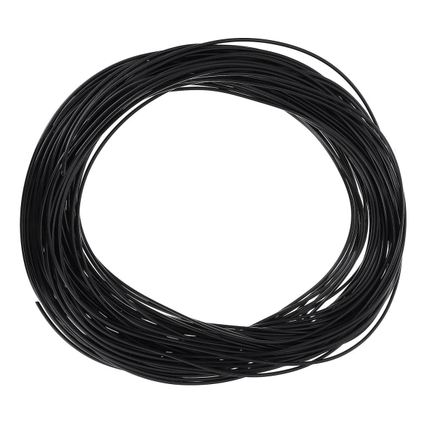 1 Rulle Møbelreparation Rattan Naturlig Plastik Rattan DIY Håndværk Materiale Sort 0,45X0,45X6000C Black 0.45X0.45X6000CM