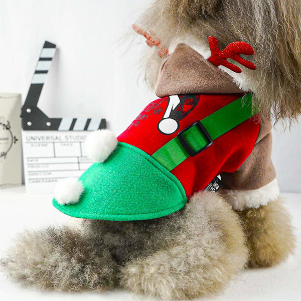 SWarm Pet Hvalpe Tøj Søde Gevirer Hoodie Jule Halloween Cosplay Sjove Hund Party Kostumer
