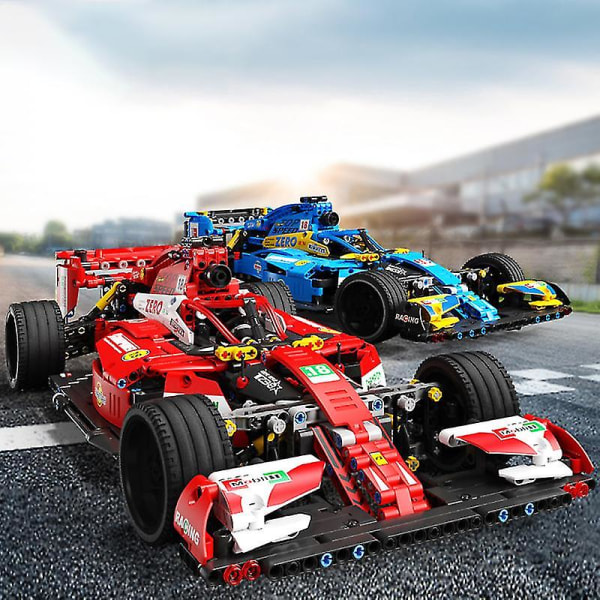 Super Racing F1 RC City Byggeklodser Racing Model Sæt Byggeklodser Legetøj Uddannelsesgave til børn Drenge1308Pcs1