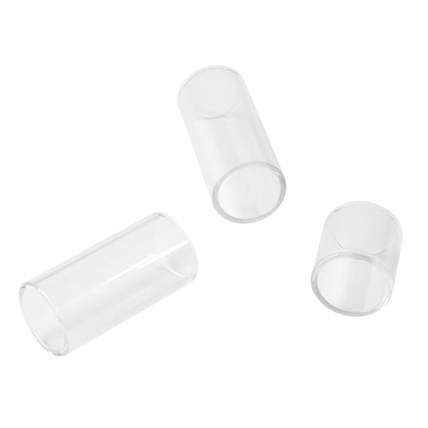 3 stk. guitar slide glas finger slider instrumenttilbehør til spillepræstation