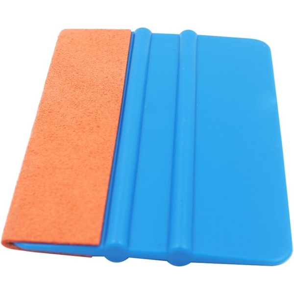 (Pakke med 2, oransje) Høy kvalitet squeegee med skinnkant for bilvinylfolier, holdbar squeegee for vindusfolier, squeegee