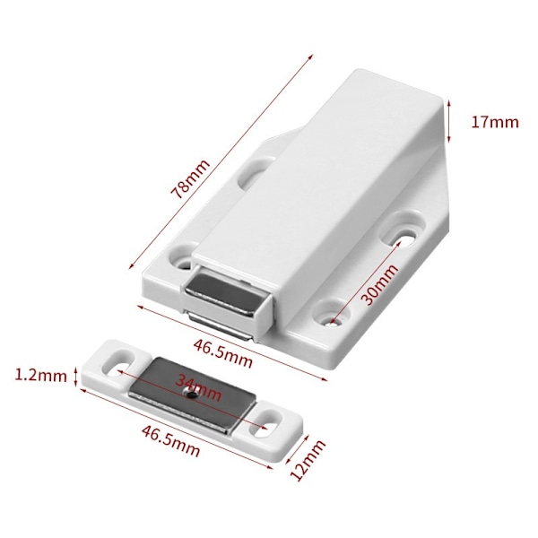 Kaapin Ovi Paina Avaa Magneettinen Magneettiovi 4 Kpl Magneettinen Lukko Oven Sulkeminen Paina Avaa Vaimennin Kaapin Kaapin Kalusteille