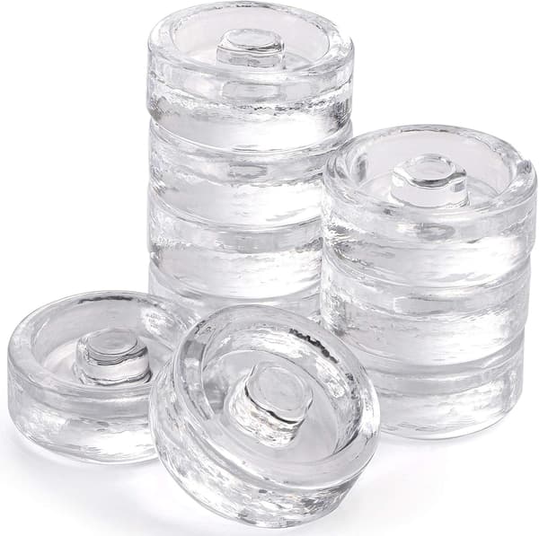 2-pack Easy-Grip Glass Fermentation Weights, 7*7*2.5cm Fermentation Weights for Wide Mouth Mason Jar