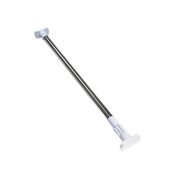 50-80cm Gardinstænger Vinduer Multifunktion Teleskopisk Stang Vindue Spændestang Indtrækkelig Tøjstativ Teleskopisk Gardinstang Hvid 80cm