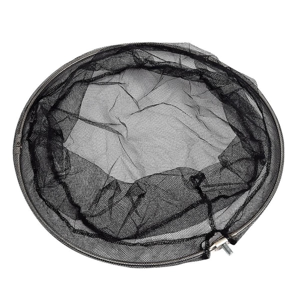 40 cm Sammenklappelig Landingsnet Hoved Sikker Fiskeri Net Trout Landing Net Fiskegrej Sort 40cm