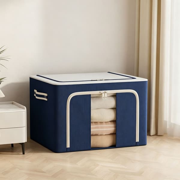 1 Storage Box with Zipper - Clothing and Wardrobe Storage Solution