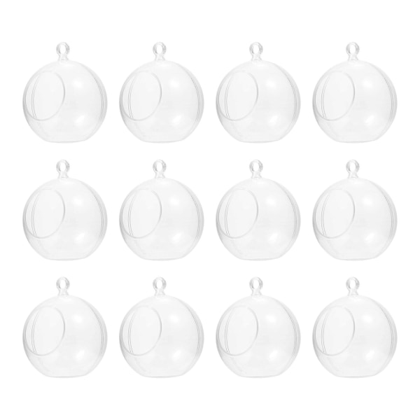 12 stk. Sukkulent Terrarium Glass Terrarium Beholder Sukkulenter Globe Orbs Julekule Lysestake Ho