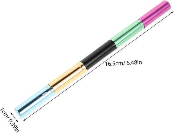 1 set Portable Makeup Brush for Eyebrows, Lips, and Eyeshadow, as well as Compact Beauty Cosmetic Tool