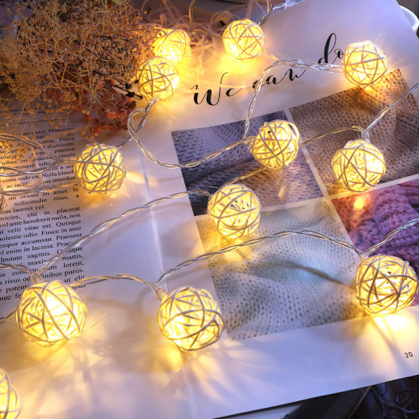 7m 50 Ljus Solcellsdrivna String Lights - Varmvit - Festival Utomhus Dekorativa Lampsträngar