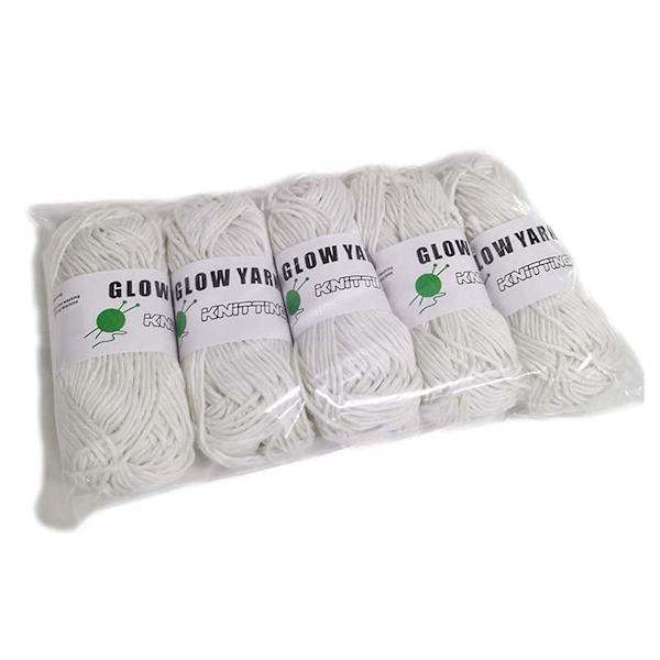 In The Dark Yarns Lysande Garn Handvävt DIY Handvävt-i-mörkret Garn A