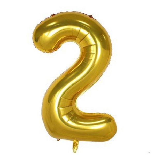 40 tommer 2.3.4.5.6 guldfolienummerballoner til 2023 nytårsaften Festartikler Afgangsdekorationer