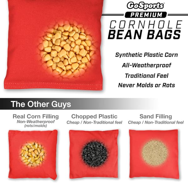 Sandsäck Bean Bag -setti (5 Allväderspåsar) - Musta