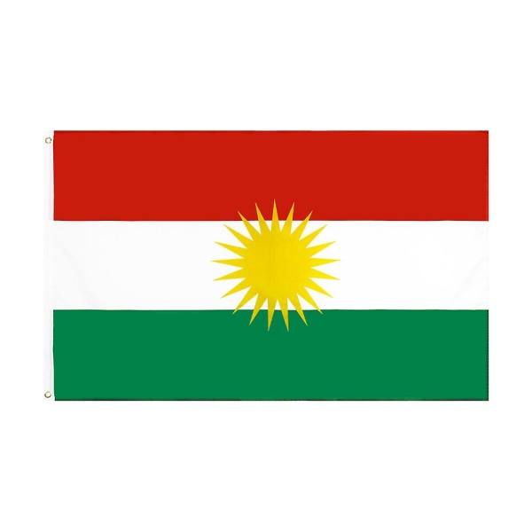 90x150cm kurdiska Kurdistan hängande och banor printed hemflagga för dekoration