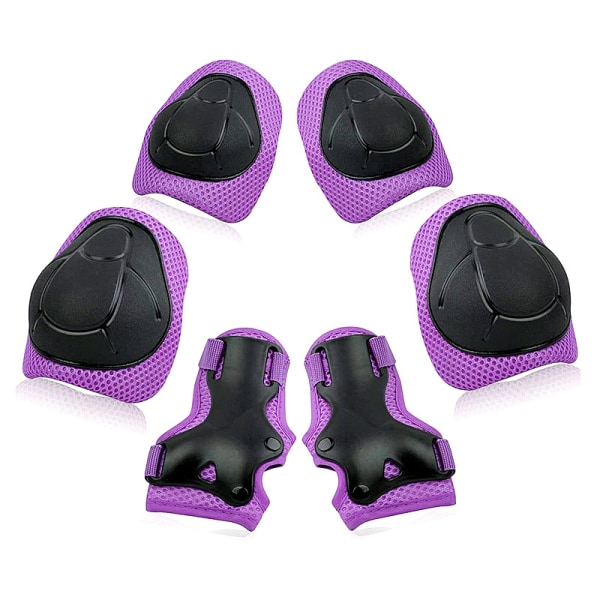 Kids/Youth Protective Gear Set, Kids Knee Pads and Elbow Pads Wrist Guard Protector 6 in 1 Protective Gear Set for Scoot