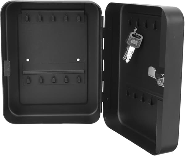 Key Cabinet Key Storage Box Compartment Box Cabinet for Home Office Wall Mounted