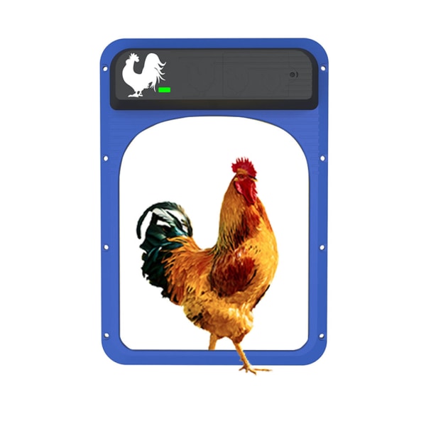 Automatisk kyllingburdøråpner - Smart kyllingburdør med lyssensor Værbestandig elektrisk lukker