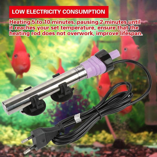 Akvarievarmer, Akvarievarmer Automatisk Termostatisk Varmer Eksplosionsskyttet Fiskekum Varmebjælke (50W)