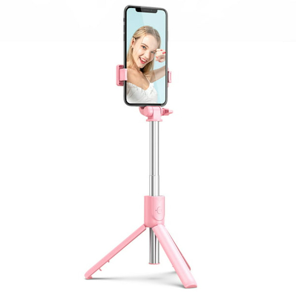 Mobiltelefon Selfie Stick, Tripod Stick, Metal til Telefonkamera