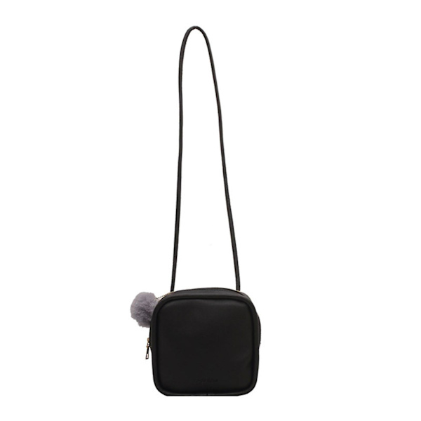 Afslappet Kvinders Mini Crossbody Taske Præget PU Læder Lille Messenger Skuldertaske Hvid