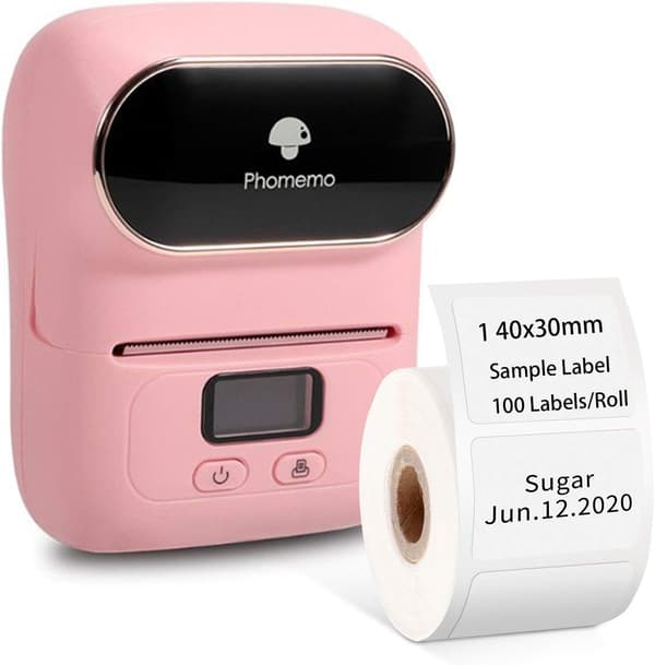 Etiketprinter Mini Stregkode Printer Etiketmaskine