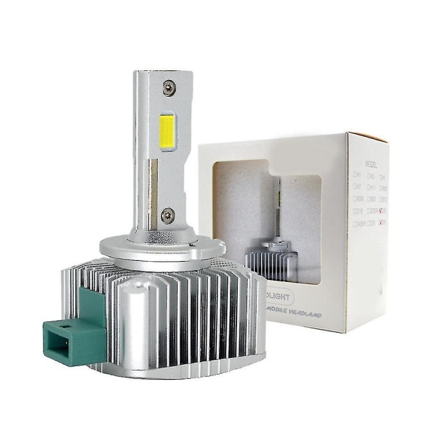 D3s Led Forlygte Hid D3s/r Bil Pære Led 8000lm Csp Chip 6000k Hvid