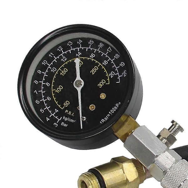 Motorkompresjonstester Måler Kontroll Test Verktøysett Passer 14mm 18mm Auto Diagnostisk Ser
