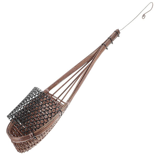 Plastblomkruka Multifunktionell Bambus Korg Väggmonterad Handvävd Blomkruka Kaffe 49.5X12X6CM Coffee 49.5X12X6CM