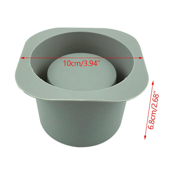 Cementblomkruka Limform DIY Sukkulenter Blomkruka Kvadrat Rund Blomkruka SilikonformA