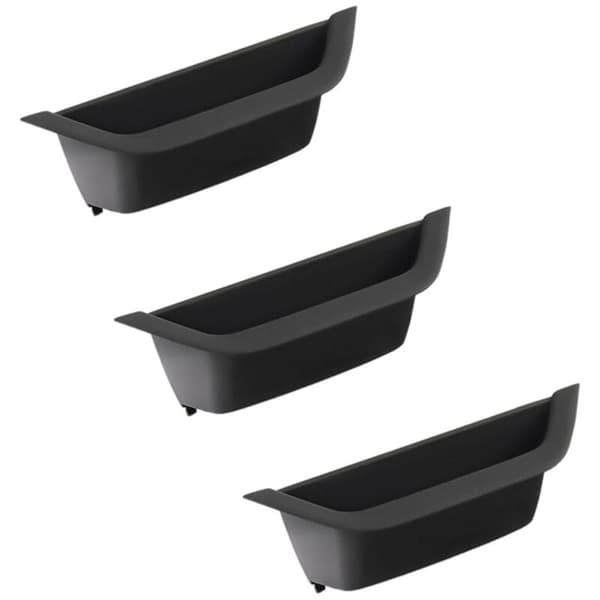3X Interior Door Handle Pull Handle For- F25 F26 X3 X4 2011-2017, Left Side, Black