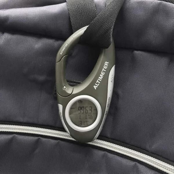 Electronic Altimeter Carabiner Altimeter Handheld Thermometer-DT