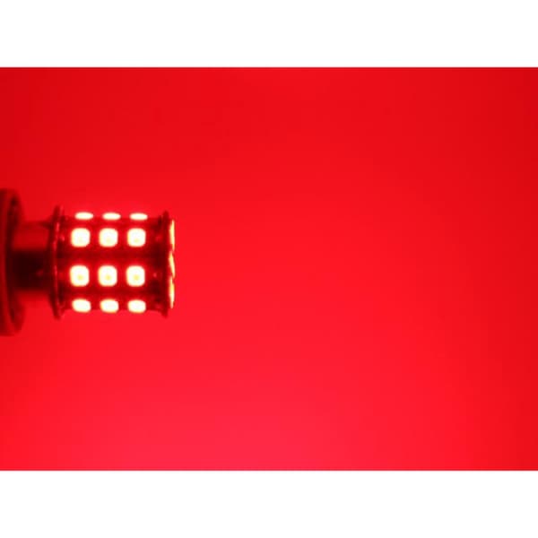2-pack röda LED-lampor med 2-pack bromsljus rött