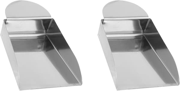 2 stk mini løse perlespader i rustfritt stål for smykkematerialer, edelstener og avstandsperler