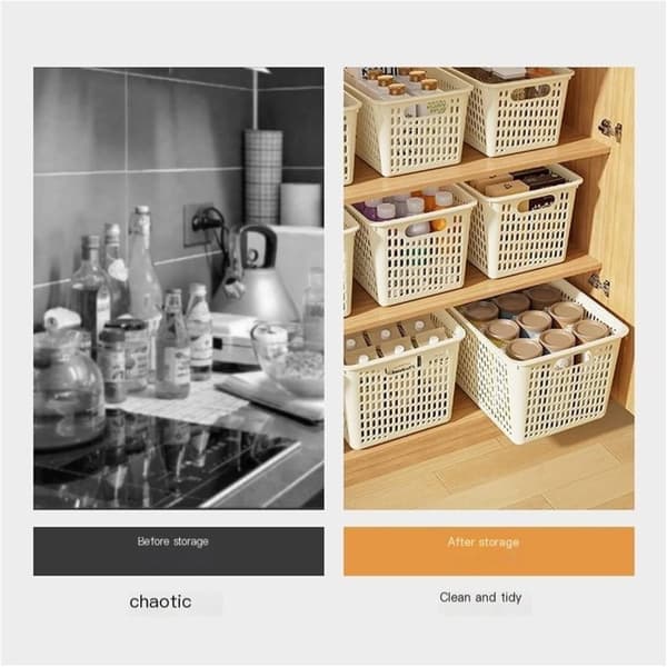 Kitchen Cabinet Organizer - Kitchen - Apartment Essentials - Cream - Small