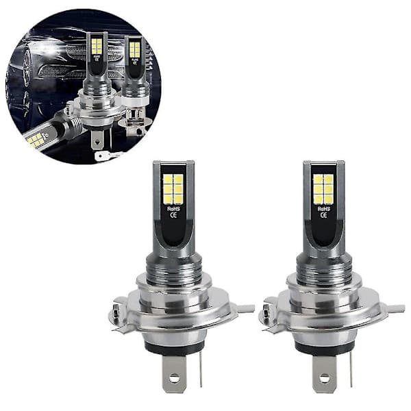 H4/9003 LED-frontlyspærer - H4 Bilfrontlykter - H4 Bilfrontlykter - Lyse LED-bilfrontlyspærer - H4 LED-frontlykter
