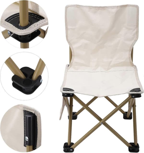 Fällbar campingstol, bärbar fällstol, fällbara utomhusstolar 1 33*33*53cm 33*33*53cm 1