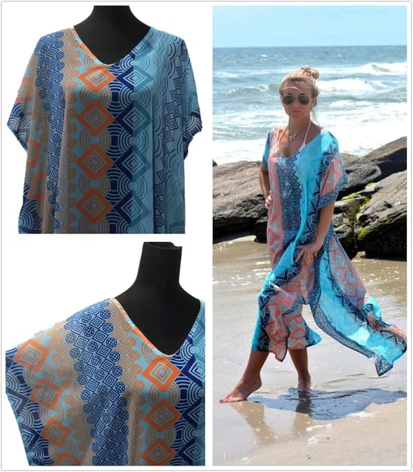 Strandkaftaner til kvinder, strandkjoler, strandtøj