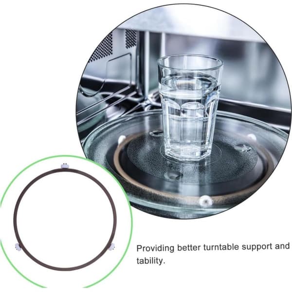 Microwave Turntable Ring, Microwave Rotating Ring, Microwave Swivel Stand, for Glass Turntable, Microwave Accessories (22 cm)