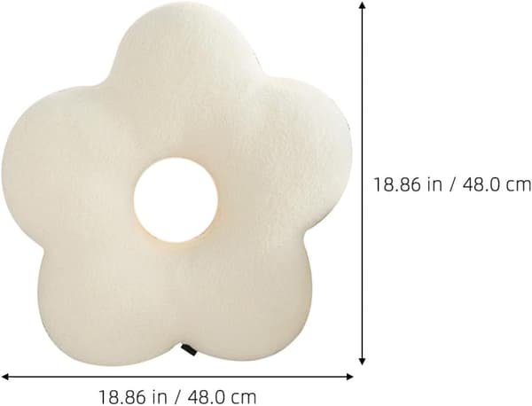 Blomsterpute Plysj Pyntepute for Sofaputer til Barnerom som Sittepute